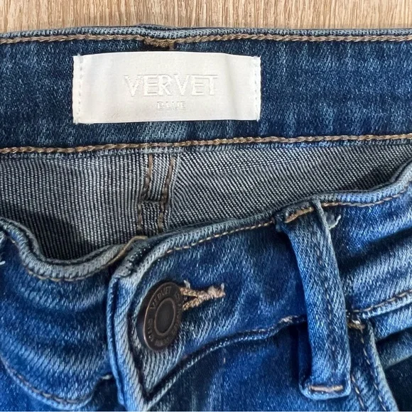 Vervet Blue Women's Flare Jeans - Stretch - Picture 6 of 7